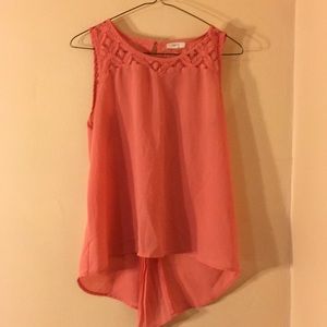 Mine High/Low Chiffon Blouse